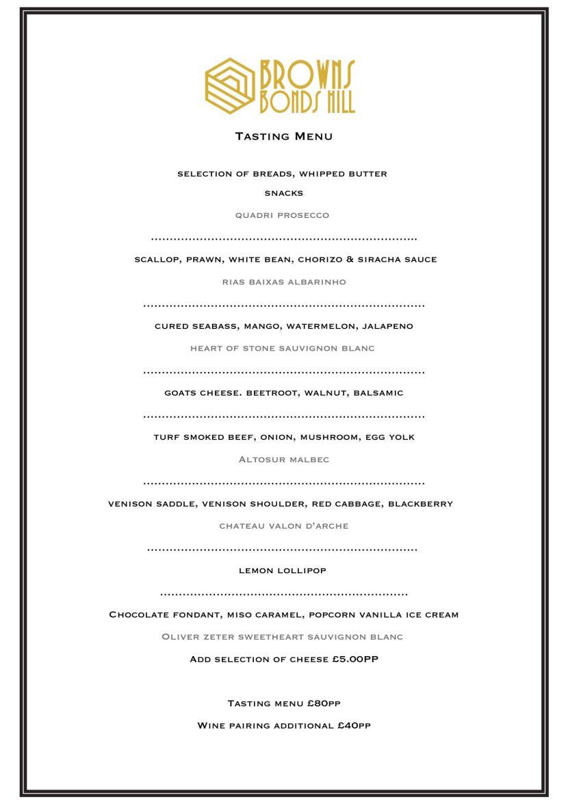 Tasting-Menu