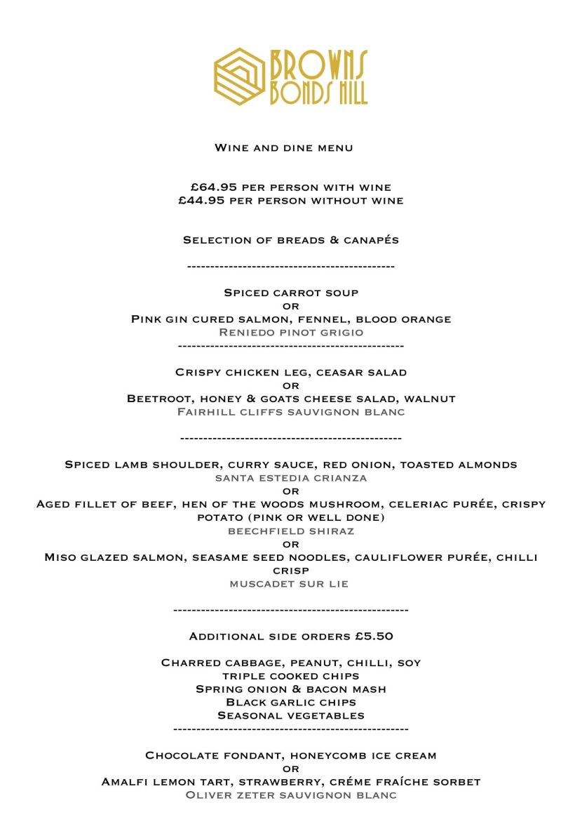 Wine-Dine-menu